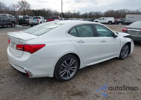 2020 Acura Tlx Tech Package from USA, damaged, VIN 19UUB2F47LA001843